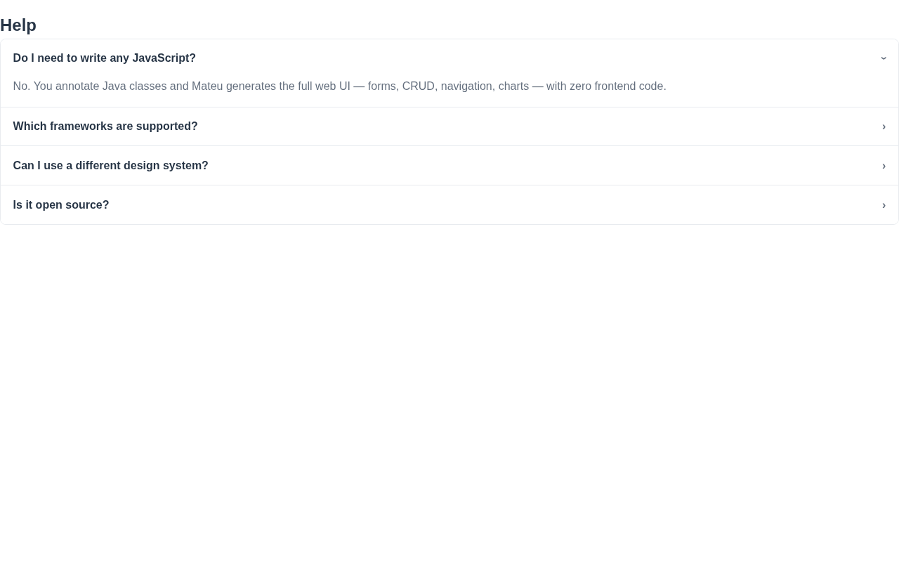 Help FAQ